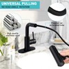 Bietor Bathroom Sink Faucet with 4 Mode Pull Down Sprayer,