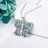 DAYLINLOVE Butterfly Necklace 925 Sterling Silver Butterfly Pendant Necklace Butterfly