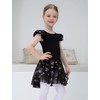 Mecceos Girls Ballet Leotard with Skirt Toddler Dance Dresses Criss-Cross