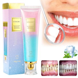 UTOGRU Intense Stain Whitening Niacinamide Toothpaste More Effective Oral Fresh 100g