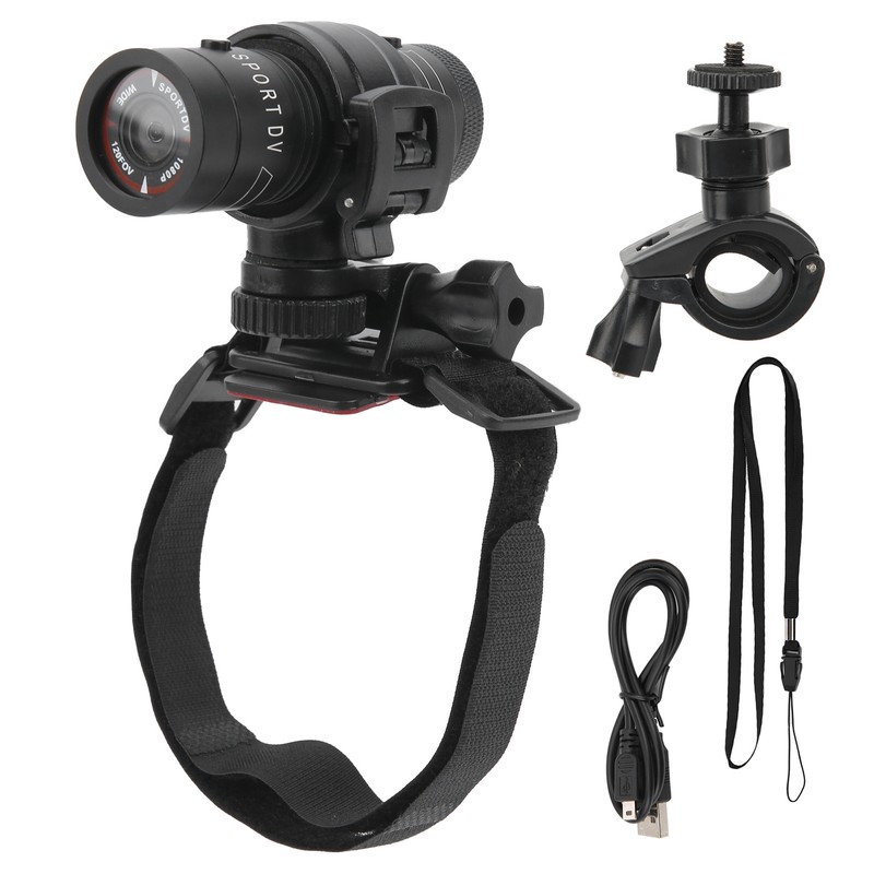 1080P FULL HD Motorcycle Video Recorder Mountain Cycling Helmet Mount