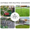 Baluue 4pcs Bird Feeder Pole Stabilizer, 8.25" Pole Stabilizer Stand