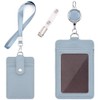 ID Card Holder - Horizontal & Vertical ID Card Case,