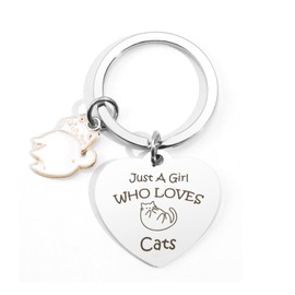 Cat Mom Keychain Cats Lover Gifts Women Cat Lady GiftFor CatLovers Cats gift Christmas Funny CatsGift Remembrance Gift CuteCats Stuff