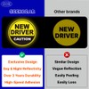 GEEKBEAR New Driver Magnet_Circular Type (3 Pack) (Black/Black)