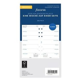 Filofax Kalender Personal 1 Woche auf einer Seite (deutsch)2026