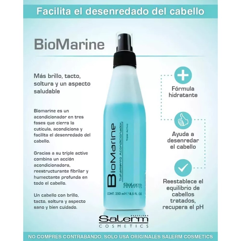 Salerm Biomarine Tratamiento Triple Activo Para Desenredar