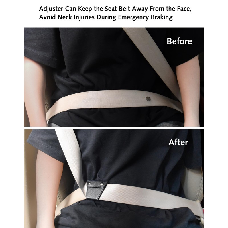 2pc Seat Belt Adjuster, Seat Belt Clips Car Seat Locking