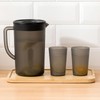 2.7L Plastic Pitcher with Lid Large Capacity High Temperature Resistant