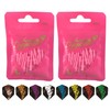 THOR-DARTS L-Style Dart Tips in Double Pack Flights (2 x