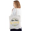 JNIAP Mama Odie Tote Bag Frog Lover Gifts Blue Skies