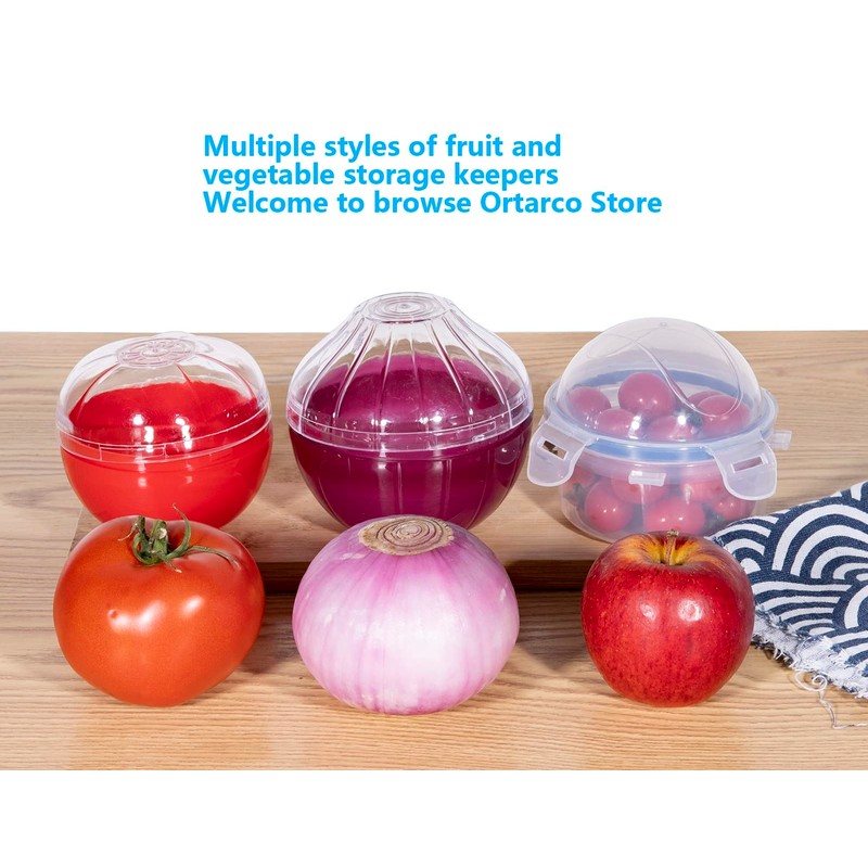 Ortarco Onion Keeper Onion Saver Onion Storage Containers Reusable Onion