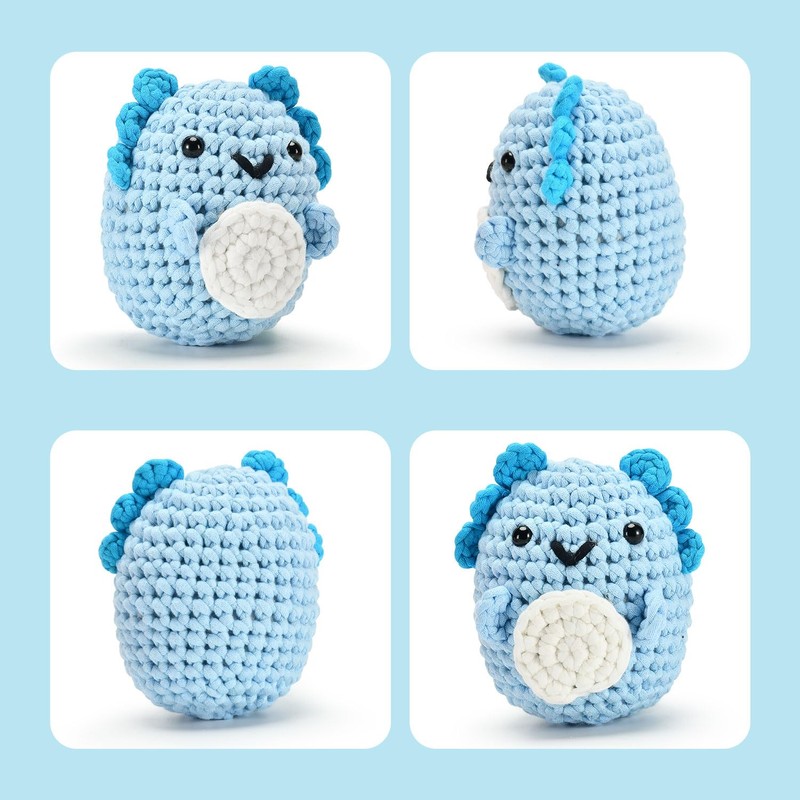 Zepiany Crochet Kit for Beginners, Amigurumi Crocheting Animals Kits with