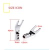 KUYIOHIFI HiFi 4pc Rhodium Plated Pure Copper Speaker Spade Connectors,