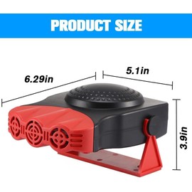 Leaflai Leaflai Auto-Khlventilator, 12V Autolfter 150W Autokhler, Plug-in Zigarettenanznder fr alle kleinen Fahrzeuge