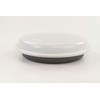 TUPPERWARE UltraPro cake mold gray + lid white