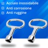 Jonami Chiave Triangolare Bidone Spazzatura Universale Contatore Armadio Gas Acqua