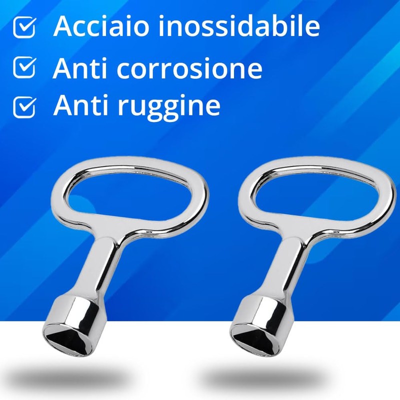 Jonami Chiave Triangolare Bidone Spazzatura Universale Contatore Armadio Gas Acqua