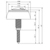 Blyxon Toilet Button Dual Flush Toilet Cistern Push Button Assembly