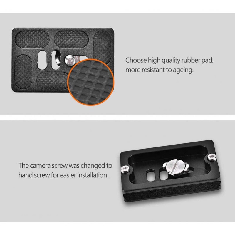 Quick Release Plate with 1/4 Inch Screw Attachment 40/50/60/70/100 mm
