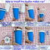 Slushie Maker Cup - DIY Magic Slushy Maker Squeeze Cup,
