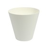 Blumentopf Blumenkübel D 25 cm rund Pflanzkübel Kunststoff TUBUS weiß