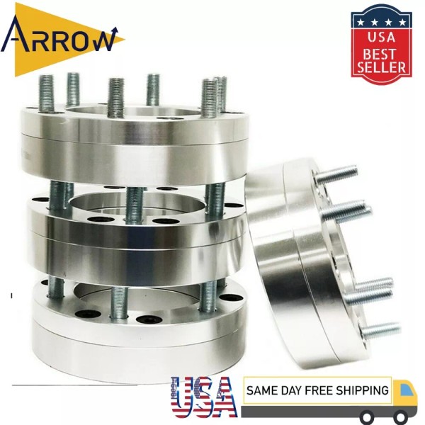 Arrow 4x 2" 6x5.5 to 5x4.75 Conversion Wheel Adapter Spacer