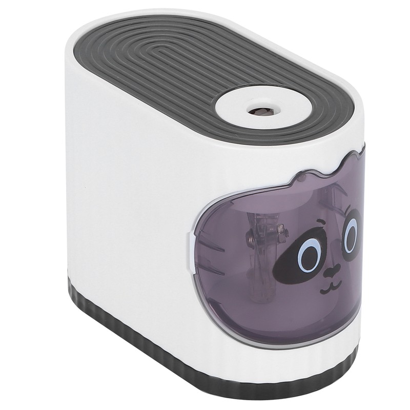 Electric Pencil Sharpener Classroom Cartoon Stationery Auto Stop for Kids