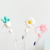 TEONEI Cactus Shape Straw Covers Caps,Straw Tip Covers,Reusable Drinking Straws