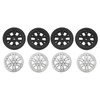 4 Pcs Suitcase Replacement Wheels Silent Rolling Universal Luggage Wheels
