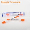 Pack of 20 0.5 ml Plastic Tube, 30G Multi-Purpose Measuring