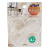 tutsi Rhino Clear Legs Cap Round 31 mm, 1 Pack, 4 Pieces, 50-Pack