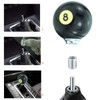 Lunsom Round Shift Knob, 8 Billiard Gear Shifter Lever Head