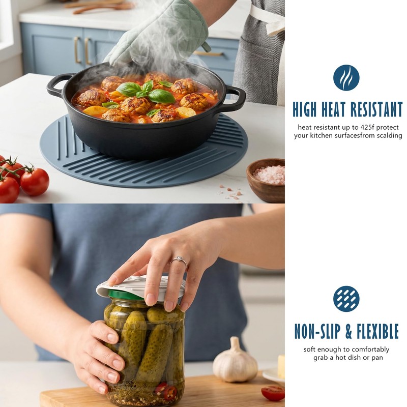 Microwave Splatter Cover, Silicone Lids for Bowls for Kitchen, 3Pcs