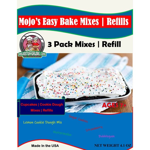 Mojo Stuff Galore Mojo's Children's Easy to Bake Oven Mixes