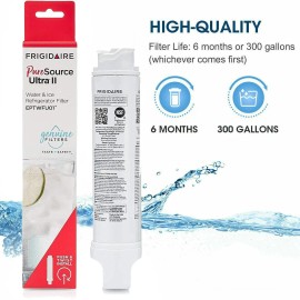 3 Pack EPTWFU01 Pure Source Ultra II Refrigerator Water Filter Replacement