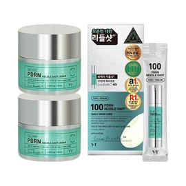 VT PDRN Riddle Shot Cream 50ml x2 + 10 Ampoule Pouches / 브이티 피디알엔 PDRN 리들샷 크림 50ml x2 + 앰플 파우치 10매