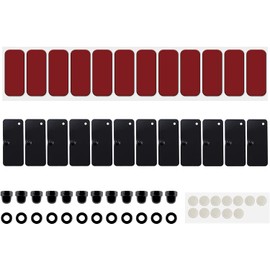 Yoursme for Ford Mustang Dodge Challenger and Camaro Rear Window Louvers Scoop Louvers Hardware Installation Accessories