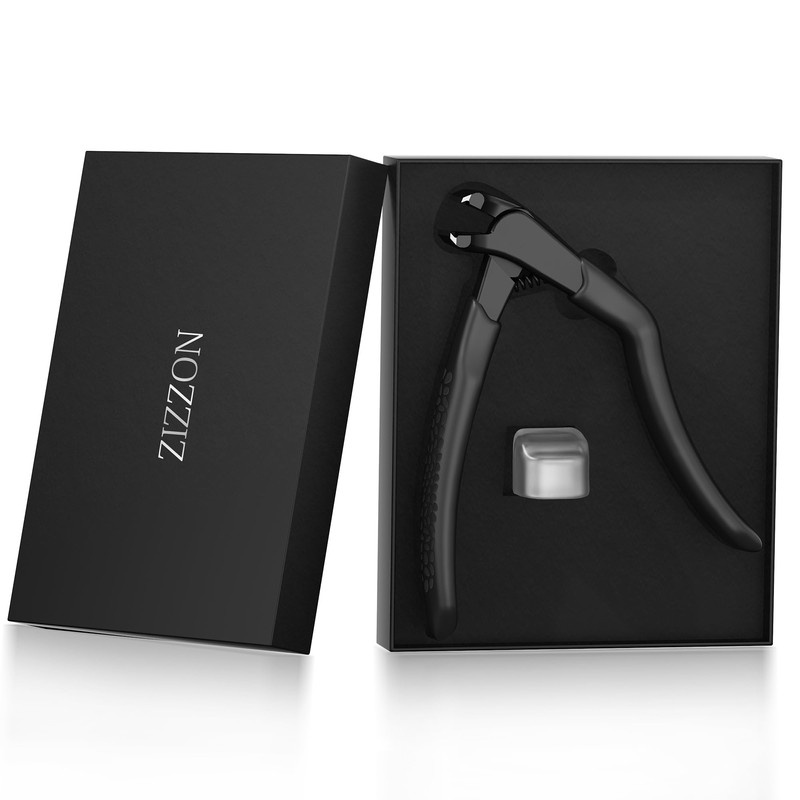 ZIZZON Ergonomic Non-Slip Long Handle Nail Clippers for Seniors –
