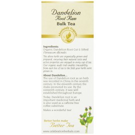 CELEBRATION HERBALS Dandelion Root Raw Organic 65 gm, 0.02 Pound