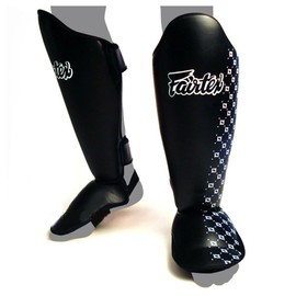 Fairtex Muay Thai Shin Guards - Black Large