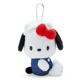 Sanrio 807699 Hello Everyone! Pochacco Pochacco Mascot Holder, 5.1 x 4.3 x 3.5 inches (13 x 11 x 9 cm), Acrylic