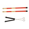 Drum Brush Bamboo Stick Set Soft Handle Easy to Play