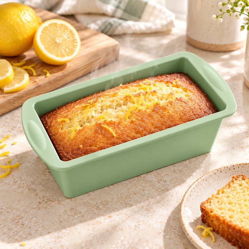 Silicone Baking Molds NonStick Rectangle Cake Pans Mini Loaf Pan