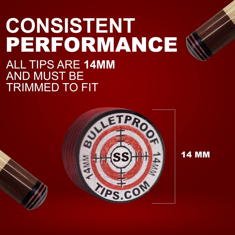 Bulletproof Billiards AIM (Accuracy Improving Multi-Layer) 11 Layer Laminated Japanese