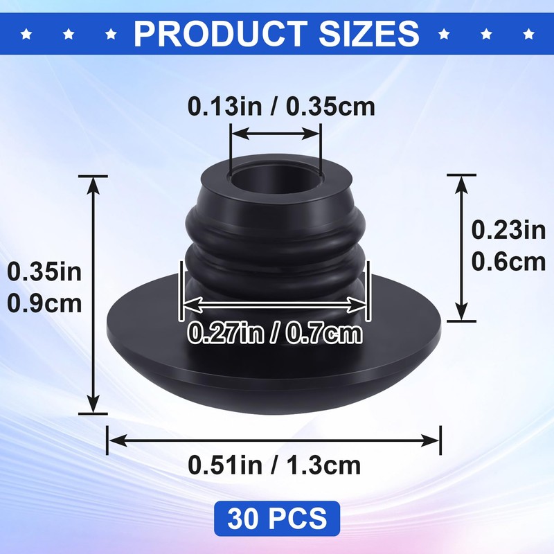 Isslly 30PCS Pegboard Hook Locks, Black Peg Hook Stoppers Clips,