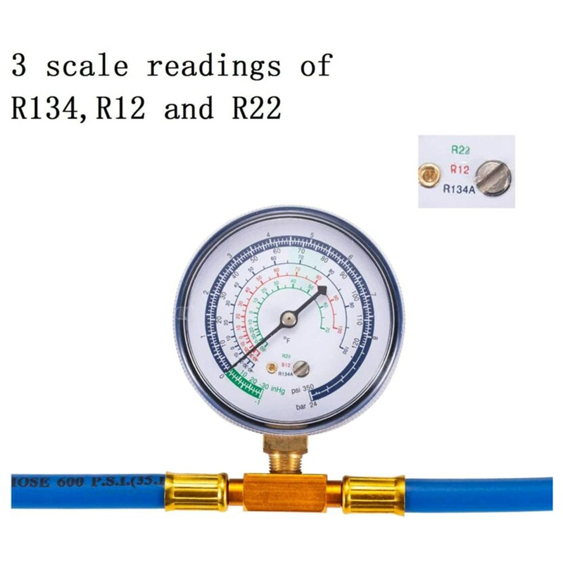 Piercing Tap Valve Kit R134a Charging Hose Can Tap with