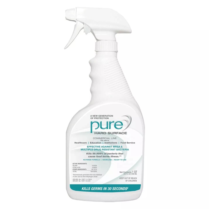 Pure Hard Surface Disinfectant 32 oz with Sprayer - (Pack