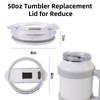 Replacement Lids for Reduce 50oz Tumbler, Replacement 50oz Tumbler Lid,