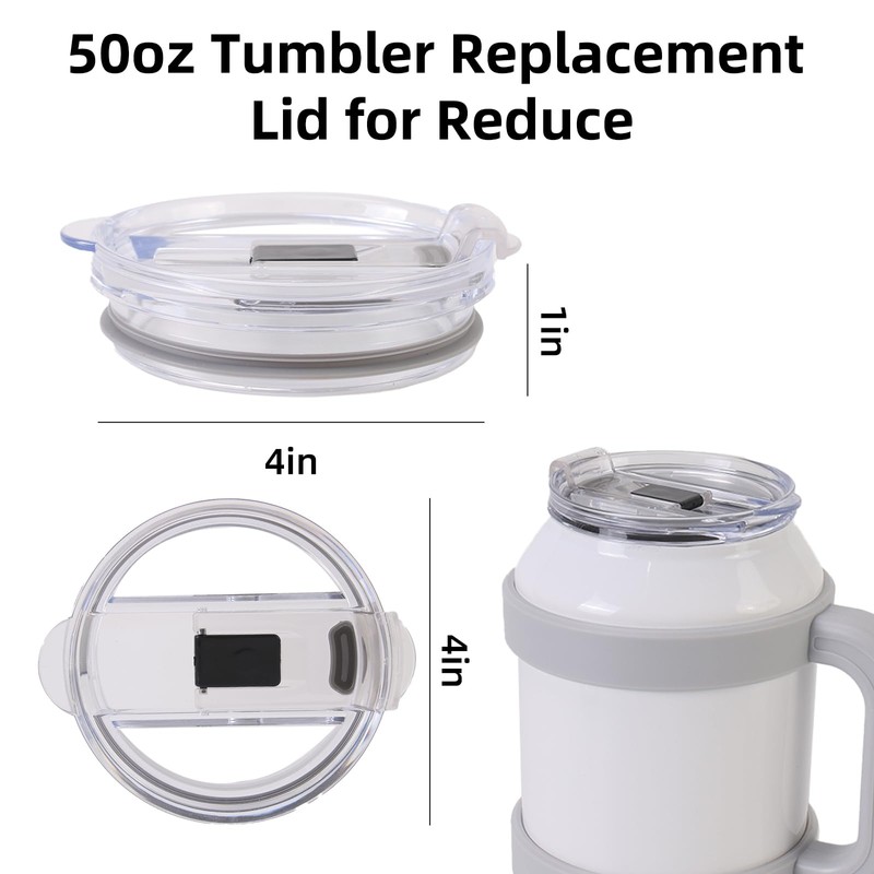 Replacement Lids for Reduce 50oz Tumbler, Replacement 50oz Tumbler Lid,